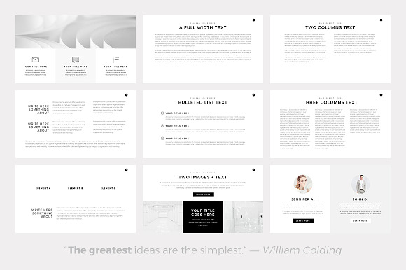 Neue Minimal PowerPoint Template in Presentation Templates - product preview 2