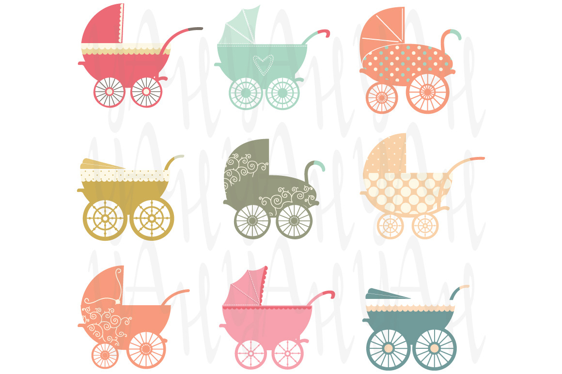baby buggy clipart - photo #50