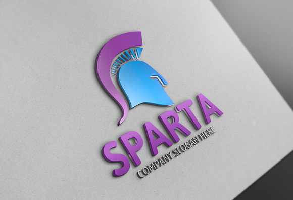Spartan Helmet Logo in Logo Templates