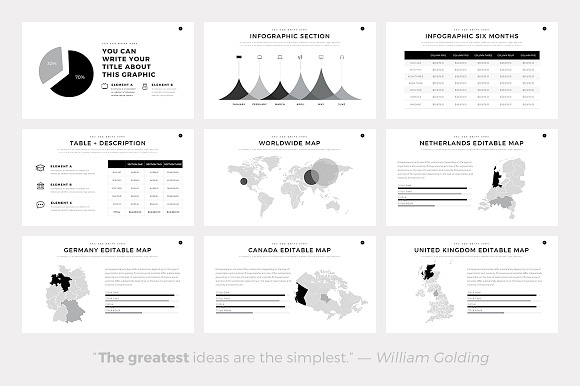 Neue Minimal Google Slides Template in Presentation Templates - product preview 9