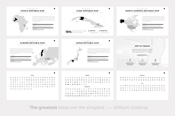Neue Minimal Google Slides Template in Presentation Templates - product preview 11