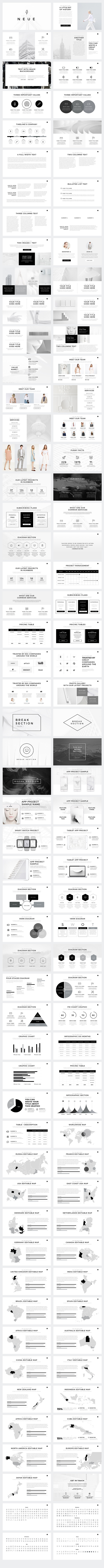Neue Minimal Google Slides Template in Presentation Templates - product preview 12