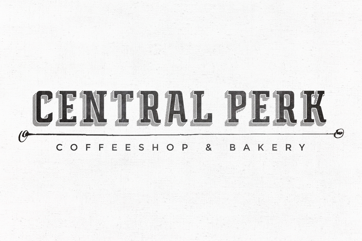 central perk premade logo template logo templates