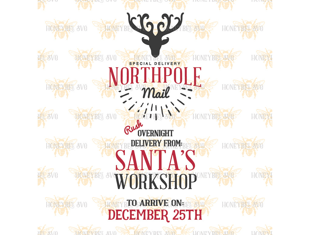 Download Northpole Santa Sack SVG EPS DXF JPG ~ Illustrations ~ Creative Market