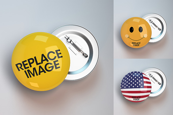 Download Badge Pin Brooch Mock Up Psd Mockup 1 000 Free Mockup Desk Images