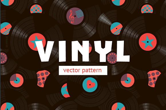 Vinyl Seamless Pattern - Patterns