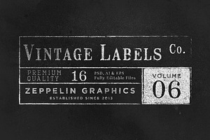 Vintage Labels & Logos Vol.6