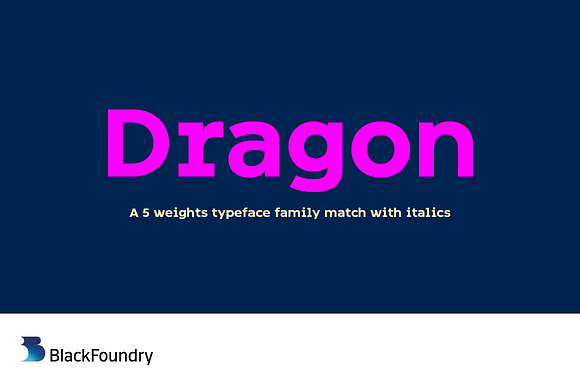Dragon Bold in Sans-Serif Fonts