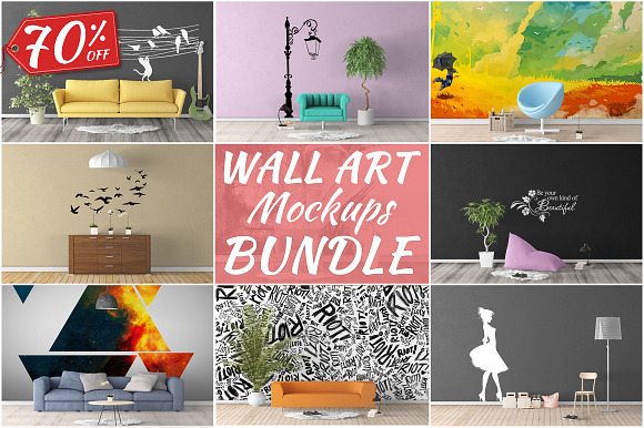 Download Wall Art Mockups BUNDLE V5