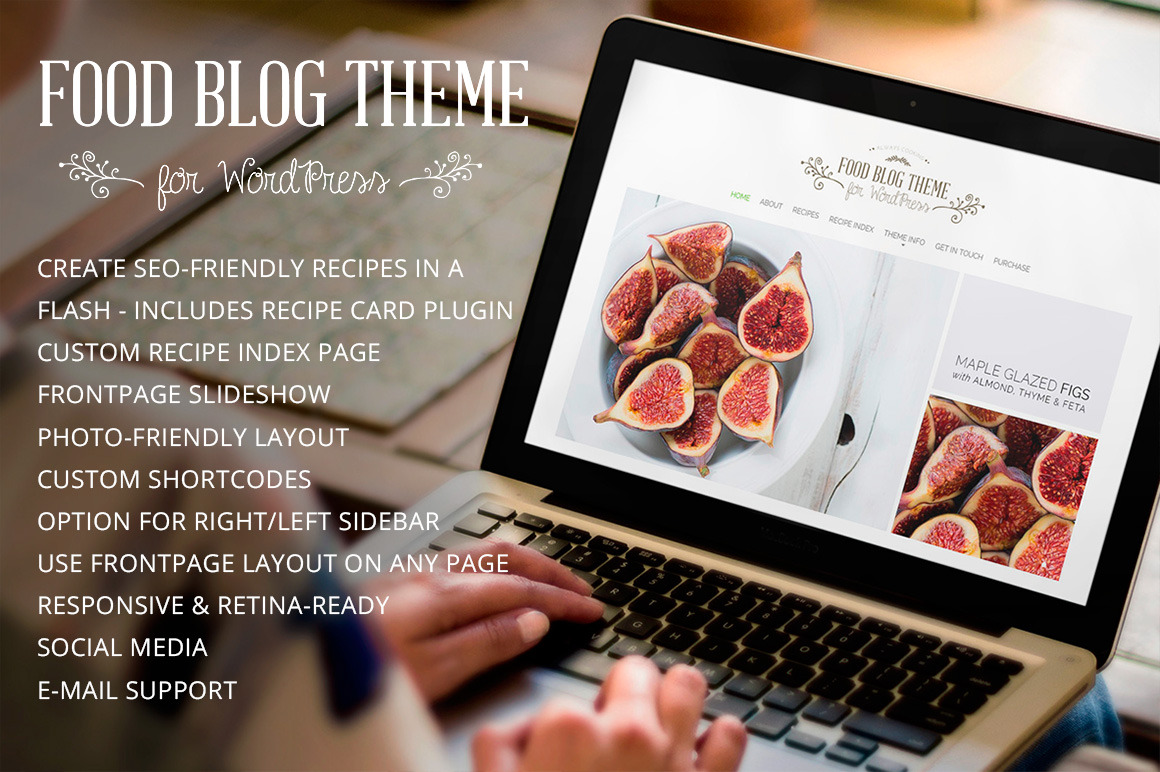 Food Blog - Modern WordPress Theme ~ WordPress Blog Themes ~ Creative