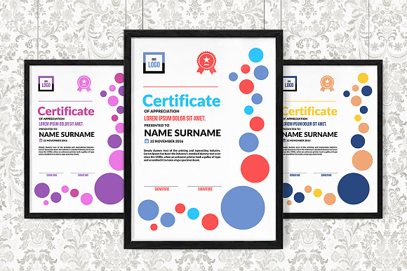 Best Multipurpose Certificate Vol 33 in Stationery Templates - product preview 2