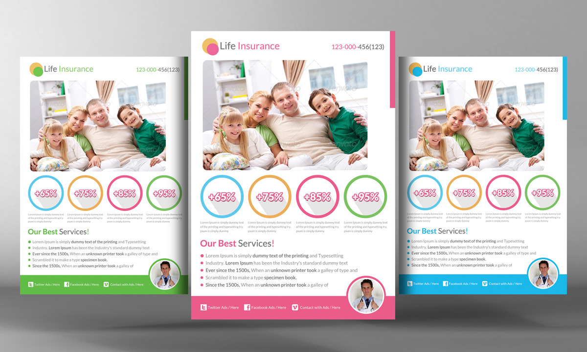 Life Insurance Flyer Template ~ Flyer Templates on ...