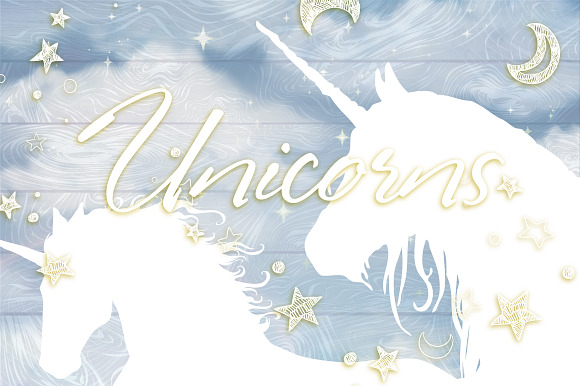 Unicorns - set 2. - Illustrations