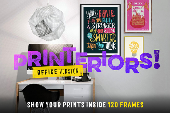 Download Printeriors Office! Frame Mockups