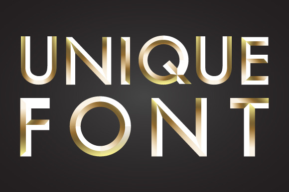 Unique font, letters and numbers ~ Display Fonts ...