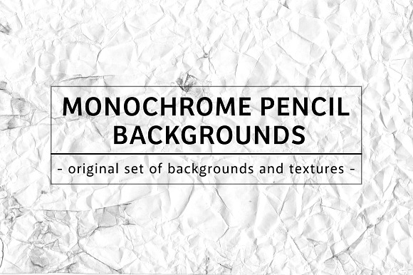 49 MONOCHROME PENCIL BACKGROUNDS in Textures - product preview 4