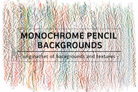 49 MONOCHROME PENCIL BACKGROUNDS in Textures - product preview 10