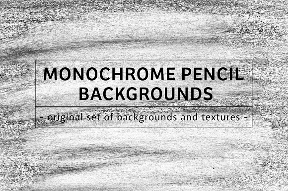 49 MONOCHROME PENCIL BACKGROUNDS in Textures - product preview 12