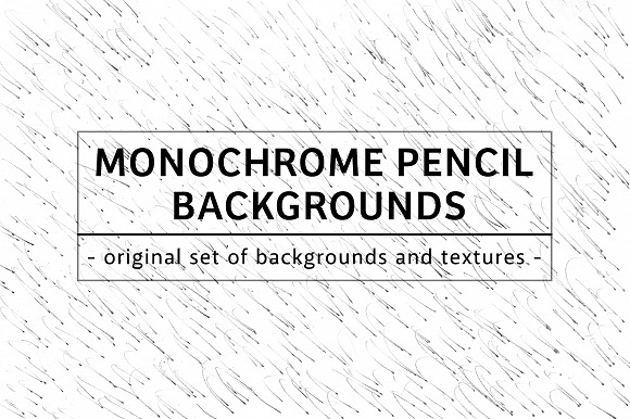 49 MONOCHROME PENCIL BACKGROUNDS in Textures - product preview 16