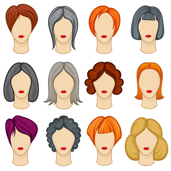 clipart of hairstyles - photo #16