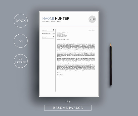 Resume 4 Page | A4 + US Letter Sizes in Resume Templates - product preview 2