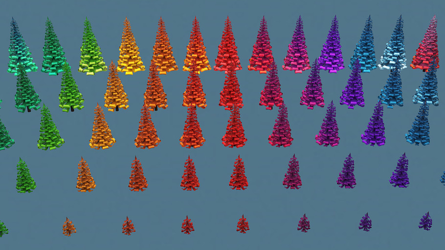 Fir trees pack - 02 in Environment - product preview 5