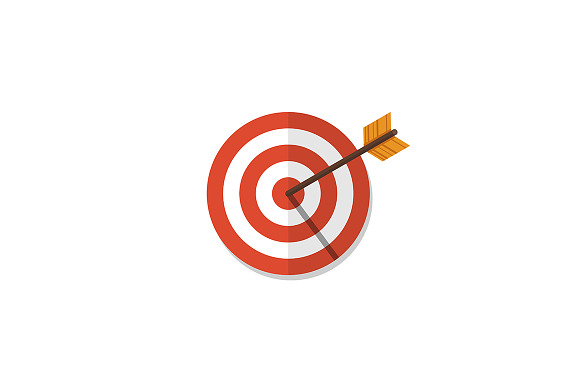 Target Flat Design Icon