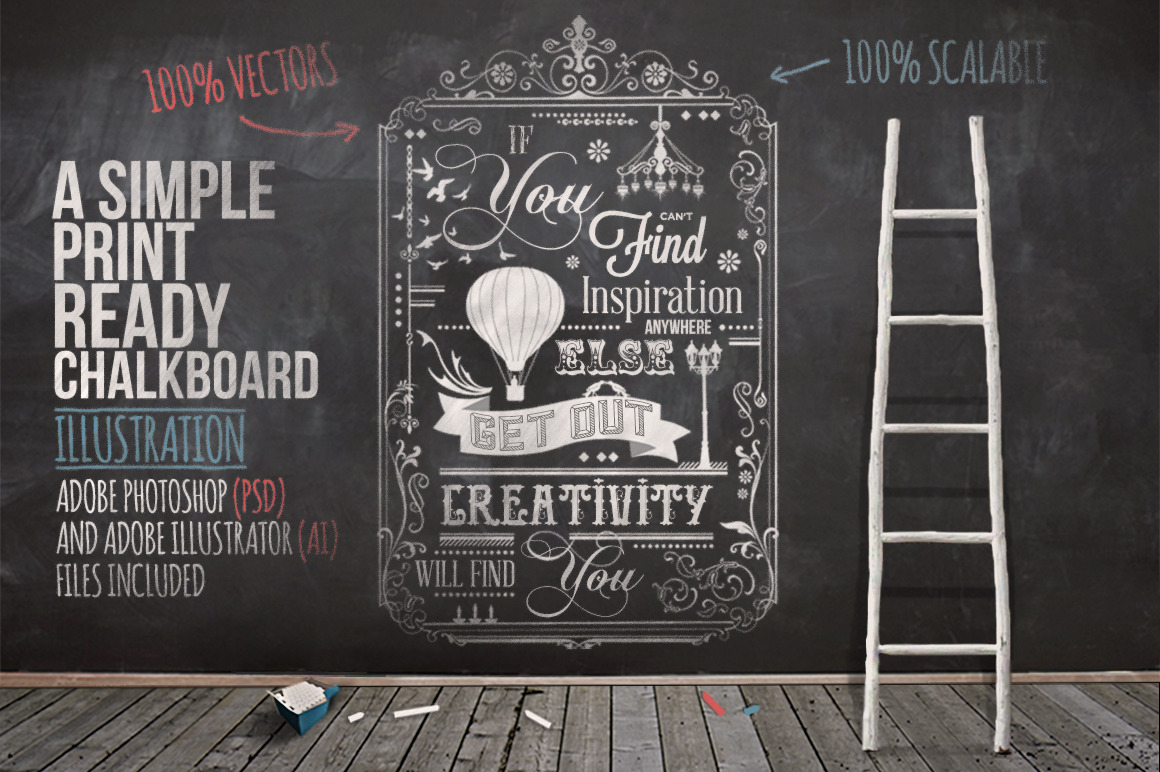 creative market chalkboard