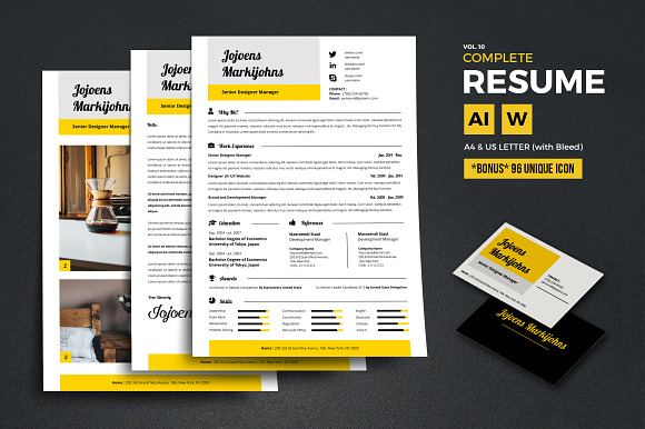 Complete Resume Vol 10 in Resume Templates