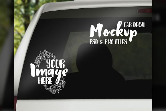 Download Car decal mockup ~ Product Mockups on Creative Market