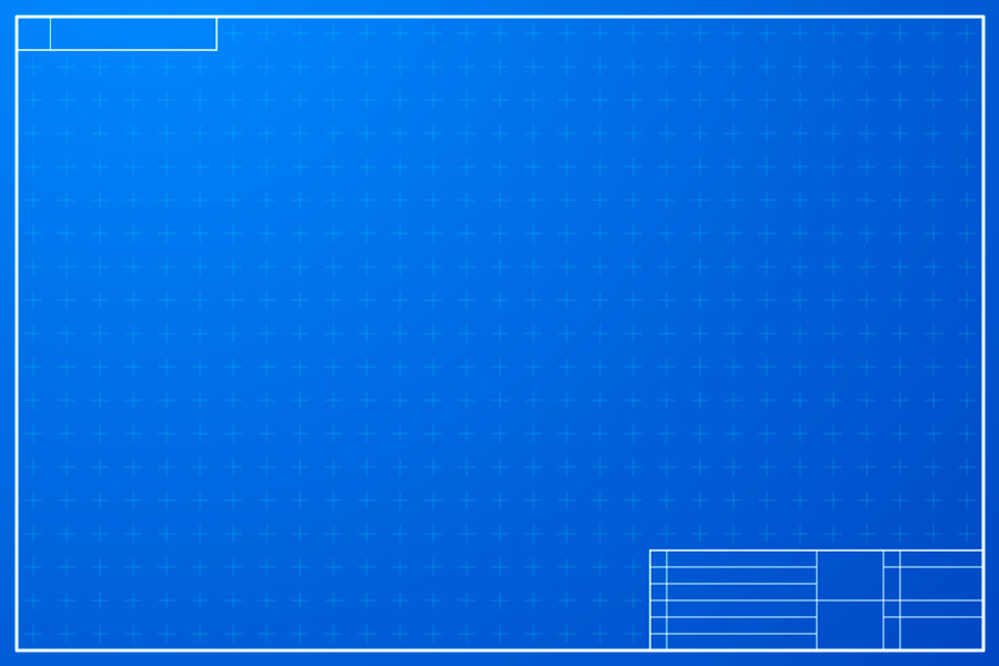 Layout template in blueprint style Illustrations 