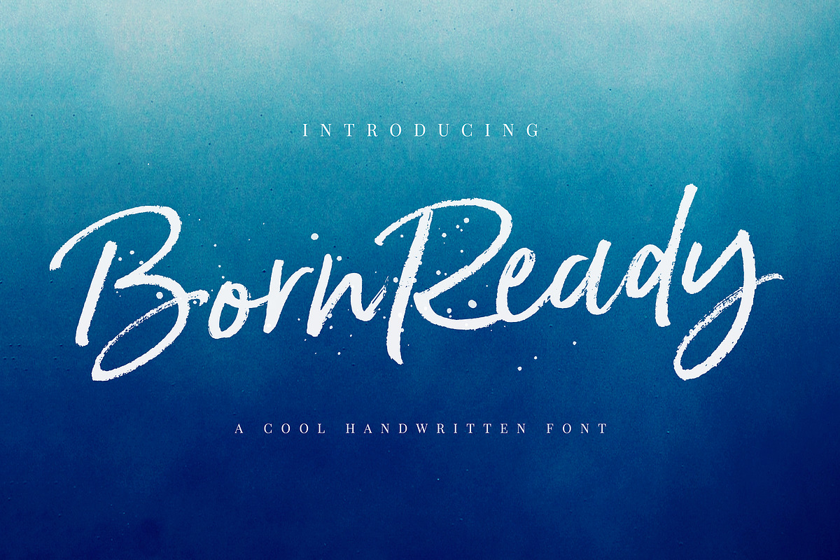 Born Ready Marker Font in Fun Fonts
