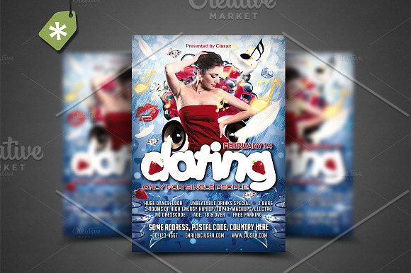 Dating Flyer Template in Flyer Templates