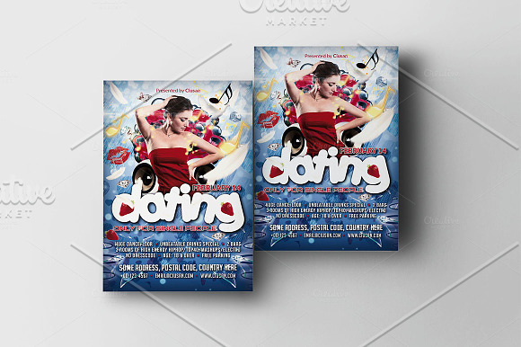 Dating Flyer Template in Flyer Templates - product preview 4