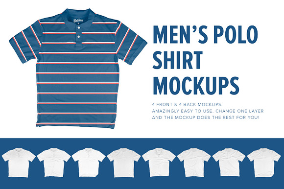 Download 8 Premium Polo Shirt Mockups