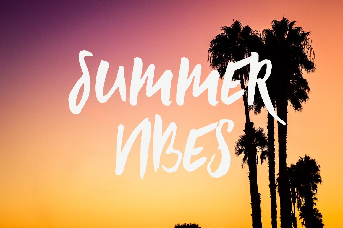 Summer Vibes Font ~ Script Fonts ~ Creative Market