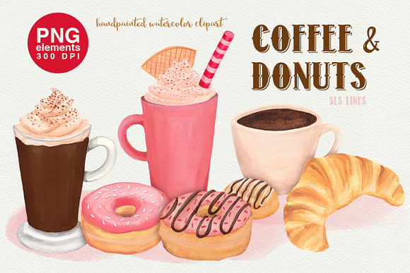 coffee and donuts clipart - photo #42
