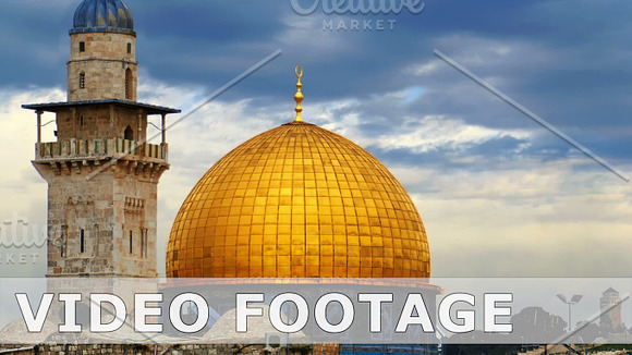Dome Of The Rock Mosque In Jerusalem