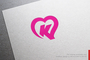 Color Lines Love Heart Logo Template ~ Logo Templates ~ Creative Market