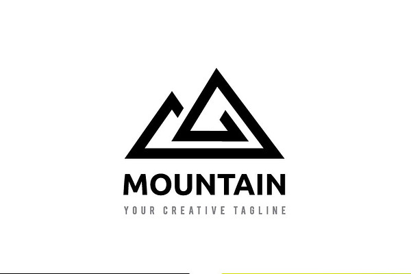 Download Free Mountain Logo Psd Template PSD Mockup Template