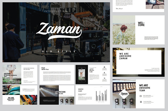 Zaman Multipurpose Powerpoint in Presentation Templates - product preview 1