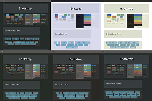 Bootstrap 4 Swatch Bundle in Bootstrap Themes - product preview 1