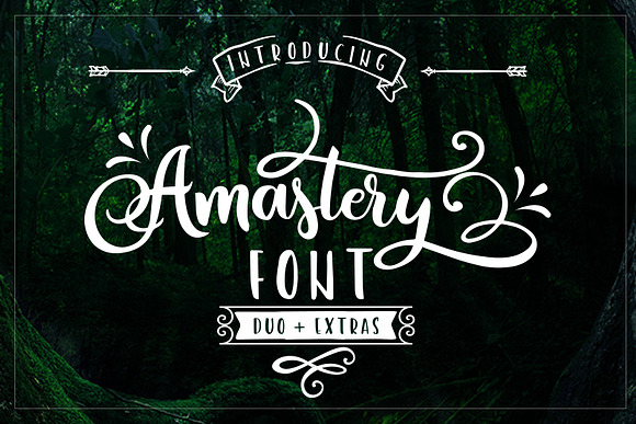 Amastery Font Duo Extras