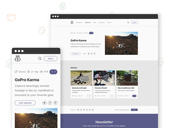 Chipmunk - WP Theme for Curators in WordPress Minimal Themes - product preview 2
