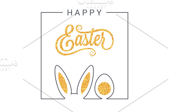 Easter Bunny Design Background