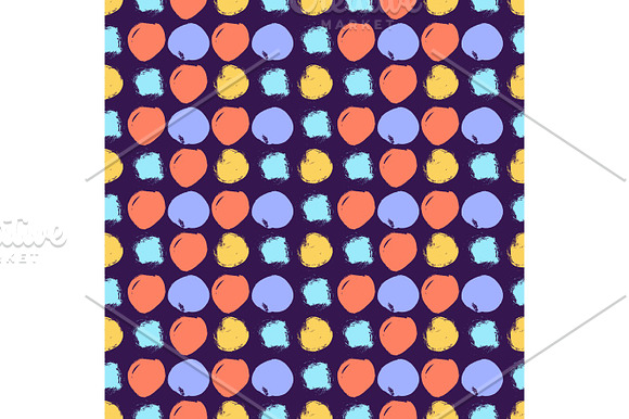 Seamless Colorful Pattern With Circles