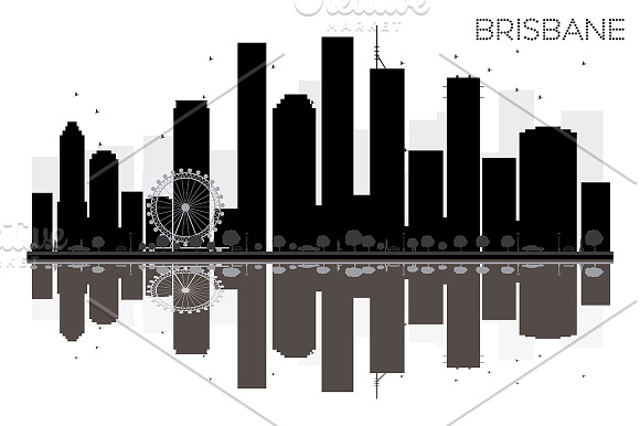 Brisbane City Skyline