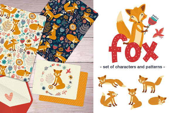 Foxes Characters And Patterns