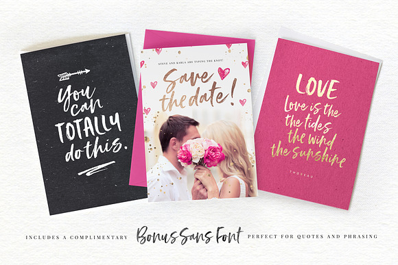 Styled up!Brush Calligraphy Font Duo in Script Fonts - product preview 7