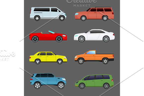 Car Vehicle Transport Type Design Travel Race Model Sign Technology Style And Generic Automobile Contemporary Kid Toy Flat Vector Illustration Isolated Icon